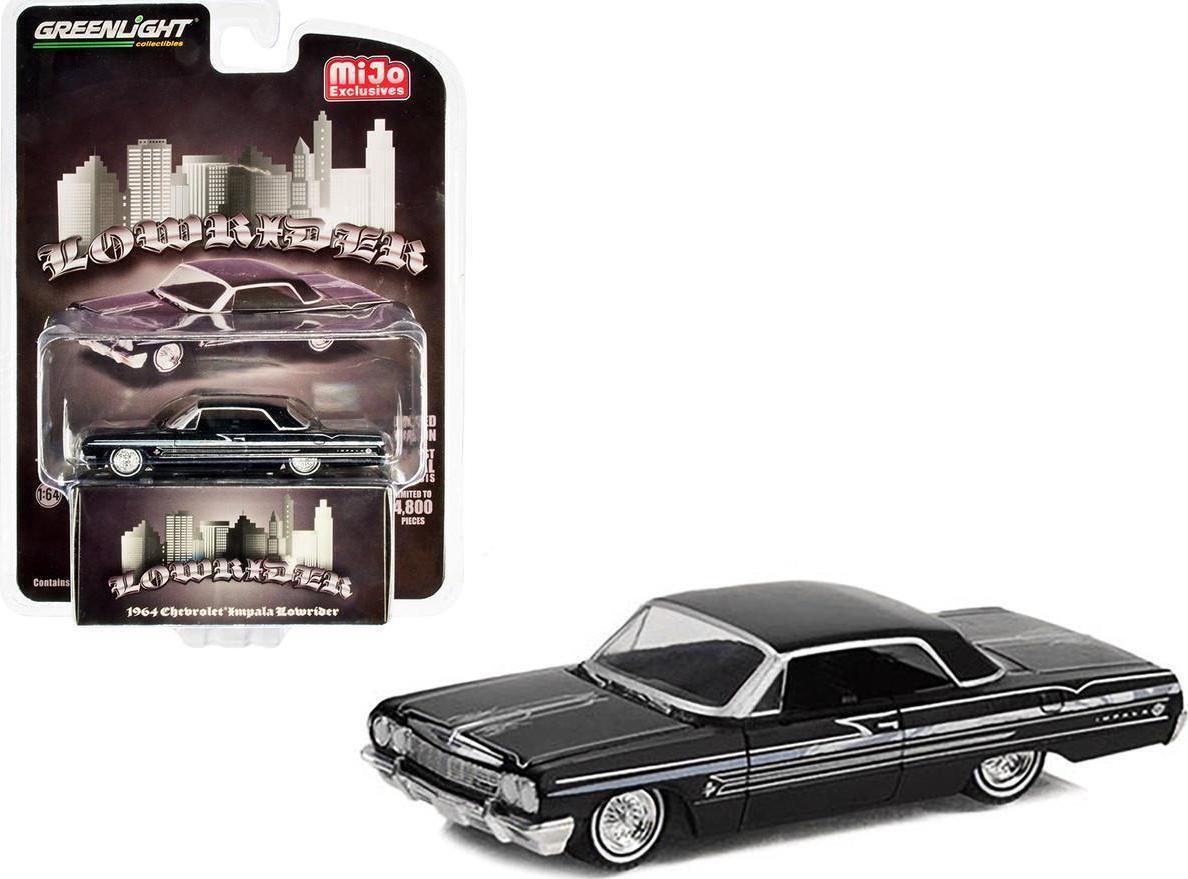 Greenlight Chevrolet Impala 1:64 Diecast Car - Black (51462) for