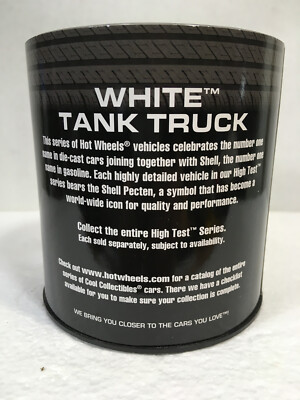 HOT WHEELS WHITE TANK TRUCK SHELL HIGH TEST SERIES 4 of 4