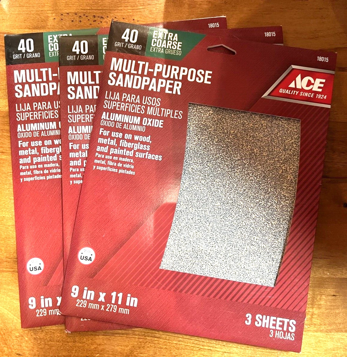 Ace sandpaper on sale