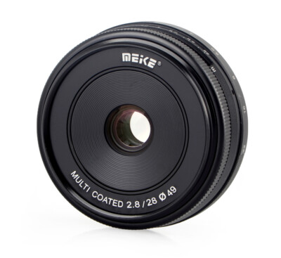 Meike 28mm F2.8 Objektiv multicoated für Fujifilm X-Mount B-Ware Rückläufer