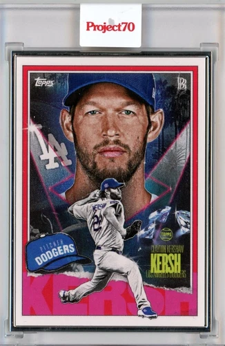 TOPPS PROJECT 70 - CLAYTON KERSHAW - BEN BALLER AP 03/51 SILVER FRAME #63