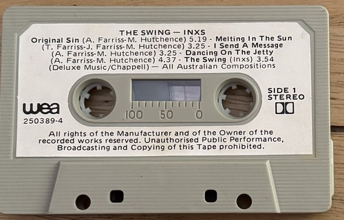 INXS – The Swing (Cassette OZ 1984 VG+/G+) Electronic, Rock, Pop - Picture 4 of 4