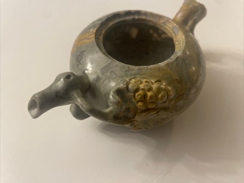 Antique Chinese Handcrafted Disphyllum Fossil Stone Teapot with Original Case - Picture 4 of 9