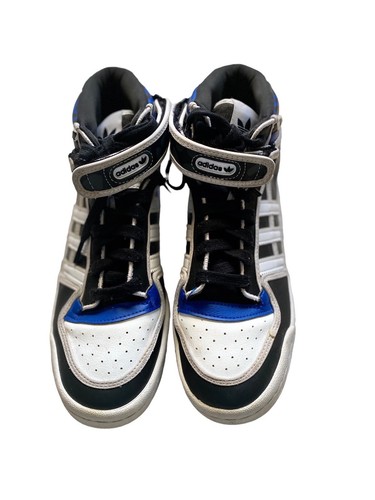 adidas Originals Rich Mnisi Forum Mid Trainers Women 7.5 High Top Shoes Zebra - Picture 2 of 15
