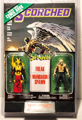 Spawn 2pk Freak & Mandarin Spawn w/ Comic THE SCORCHED Age 14+ by