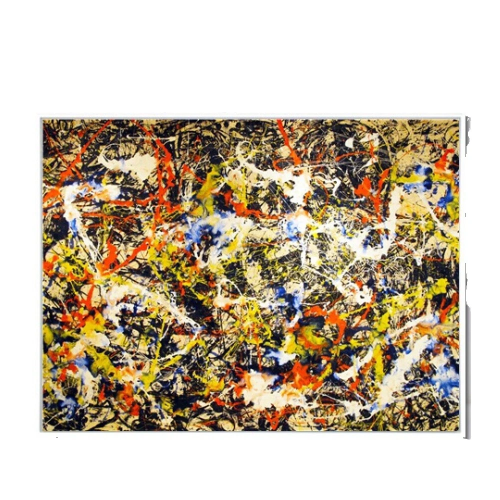 Jackson Pollock Lona Impresiones de arte abstracto