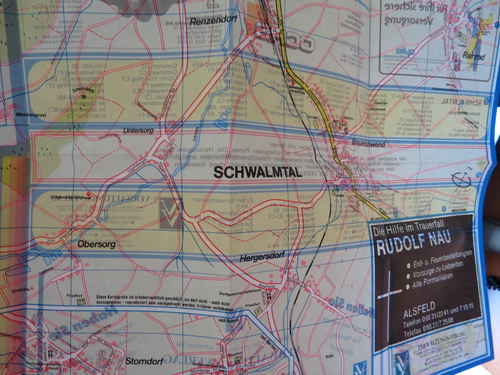 Alter Faltplan Gemeindeplan Schwalmtal Vogelsberg Karte 1990er Verwaltungs-Verla - Bild 7 von 9