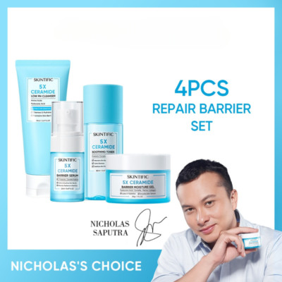 SKINTIFIC - 5X Ceramide Set 4pcs | Cleanser, Toner, Serum