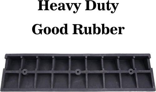 1m Rubber Leveling Driveway Kerb Ramp Threshold Ramp W/Fixing Heavy Duty 5t Load - Picture 6 of 14