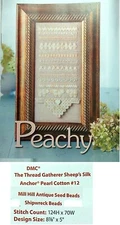 PEACHY HARDANGER/CROSS STITCH  PATTERN ONLY    YD  RES