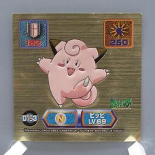 Clefairy Pokemon Sticker Japanese Anime Game Nintendo Abt5.2X5.2cm F/S