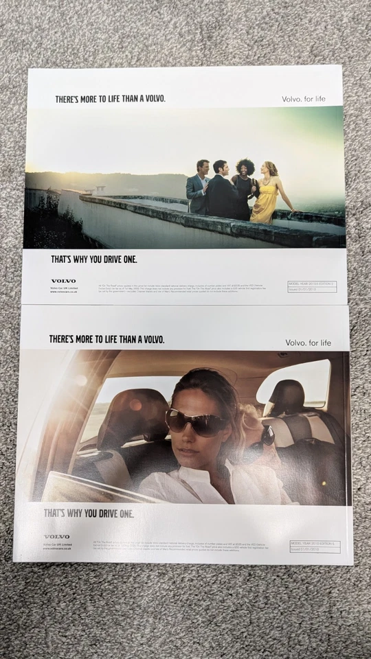 Volvo C70 -XC60- 2009-2010 UK Market Sales Brochure - Image 2 of 2