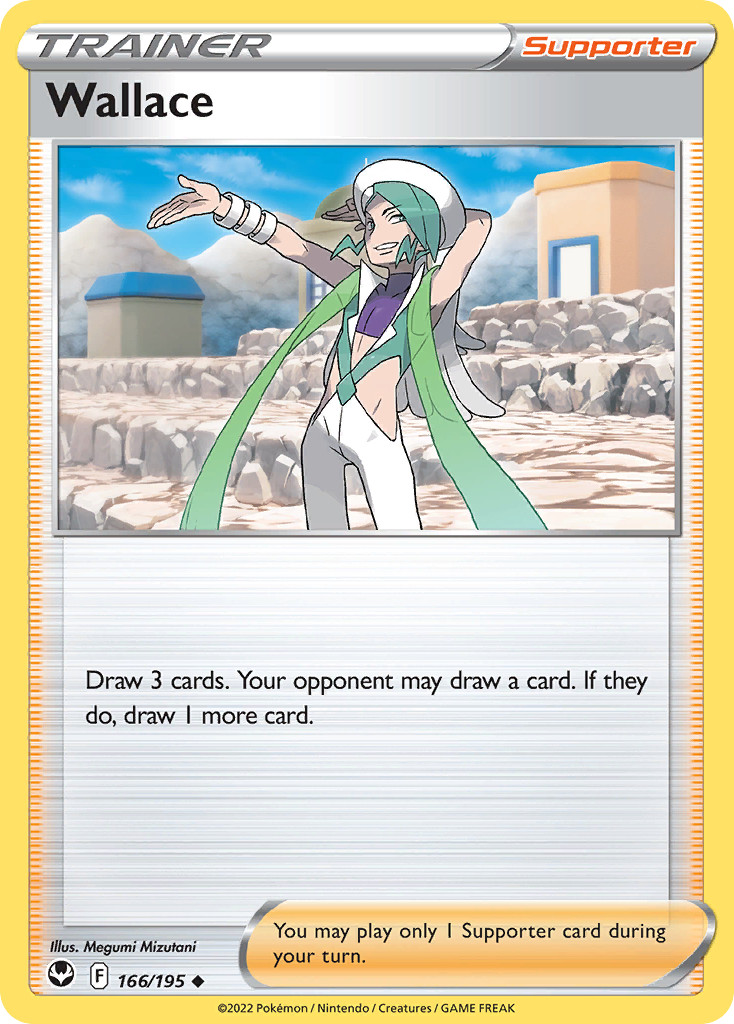 WALLACE 166/195 SILVER TEMPEST REVERSE HOLO UNCOMMON NM