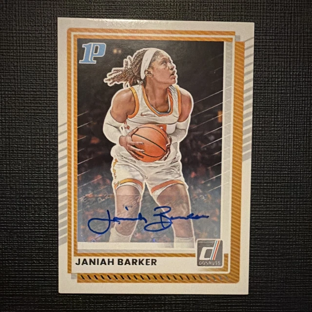 Janiah Barker Panini 2025-26 Donruss Basketball Auto #102