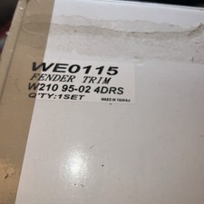 Radlauf Zierleisten Chrom Set für MERCEDES W210 E-Klasse vorne + hinten Bj 95-03 Radlauf Zierleisten Chrom Set für MERCEDES W210 E-Klasse vorne + hinten Bj 95-03