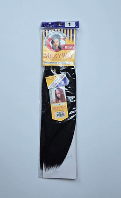 #ad #ad Milky Way 100% Human Hair Yaky Weave 12quot; #1 $31.99