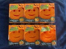 6 Bulk Scrub Mommy And Daddy Pumpkin Edition.