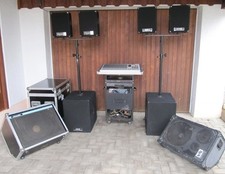 1 Beschallungs Anlage für Bands Vereine Theater Festzelt bis 500 Personen
