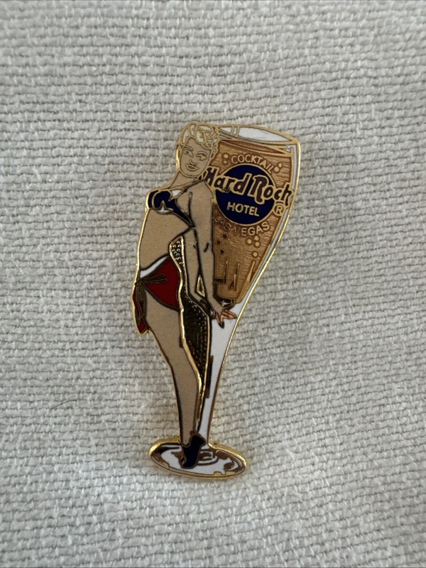 hard rock cafe Las Vegas Blond Sexy Pin!