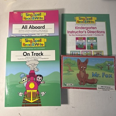 Sing Spell Read & Write Kindergarten, Directions, Workbooks, Readers K1-K6