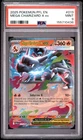 2025 POKEMON PFL EN-PHANTASMAL FLAMES #013 MEGA CHARIZARD X EX PSA 9