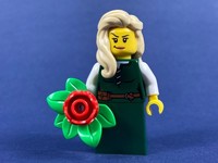 Lego® Magd BäUerin GrüN Mittelalter Kingdoms 10332 #6 Blonde Haare Figur Blume