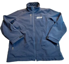 Seattle Seahawks NFL G-III Men’s Jacket Full Zip Fleece Lined Large Blue