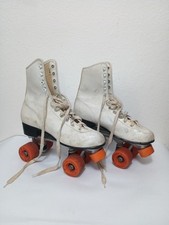 Vintage Roller Derby Roller Skates Size 10 White