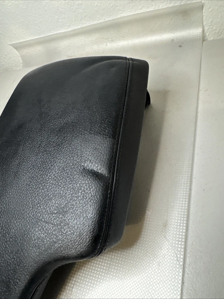 BMW 328i 2012-2016 consola central cuero negro reposabrazos conjunto tapa fabricante de equipos originales Foto 4 de 4