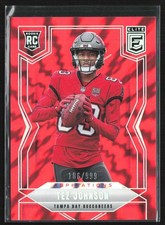 Tez Johnson 2025 Donruss Elite Aspirations Shimmer RC /999 #107 Tampa Bay