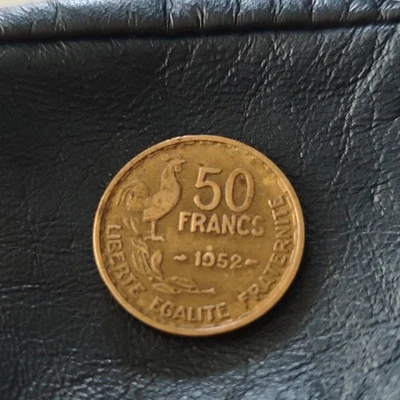 Marianne 50 Francs 1952 Pièce République Française Liberté Égalité Fraternité - Photo 1/2