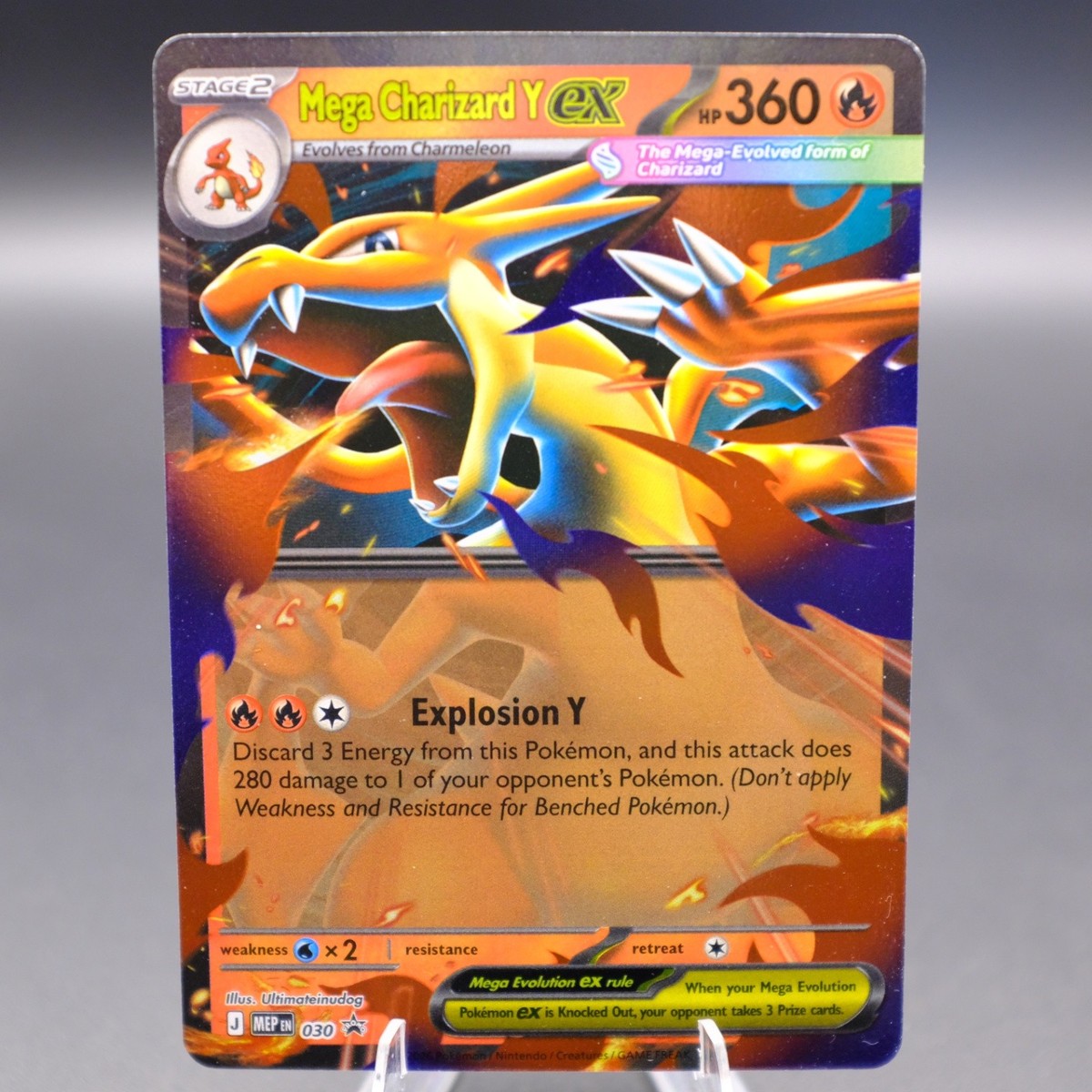 Mega Charizard Y ex 030 Promo ME: Mega Evolution Promo Pokemon TCG