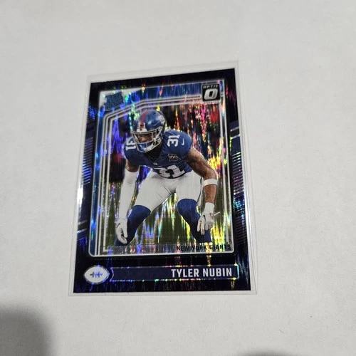 2024 Panini Donruss Optic Tyler Nubin Rated Rookie Purple Shock Prizm No. 296
