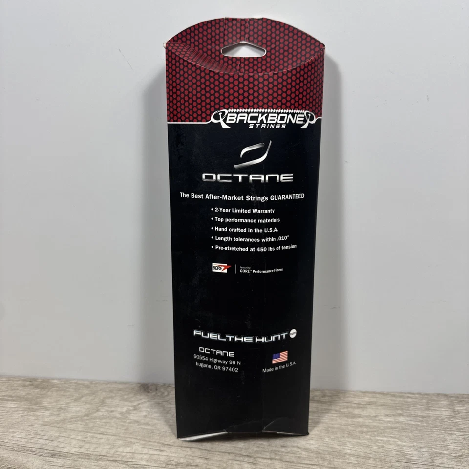 Octane Backbone Replacement Bow String Cable Set BowTech Edge Cutter Black - Image 3 of 4