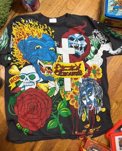 Ozzy Osbourne Reprint Band Tee Concert No More Tours Vintage vintage concert t-shirt, vintage, size XL, single stitch, B+ condition