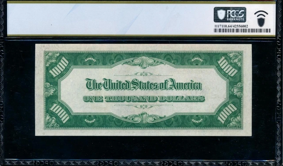 AC 1934 $1000 Chicago ONE THOUSAND DOLLAR BILL PCGS 64 PPQ - Image 2 of 2