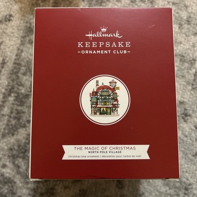 2019 Event Exclusive Hallmark Magic Of Christmas North Pole Village Artist sign