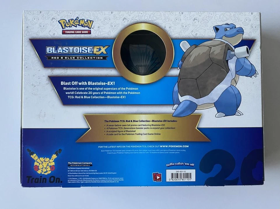 Pokemon TCG Blastoise EX Red & Blue Collection Box - Image 2 of 4