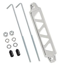 Battery Hold Down Bracket, Aluminum Alloy Battery Tie Down Bracket with silver