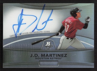 2010 Bowman Platinum J.D. Martinez Auto Prospect Autographs Refractor #BPA-JDM