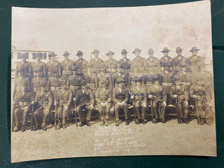 World War II USMC SPECIAL 1941 Training Platoon Photo; Paris Island; NAMES