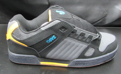 DVS Skateboard Shoes Celsius Black/Orange/Blue Men's 9 972