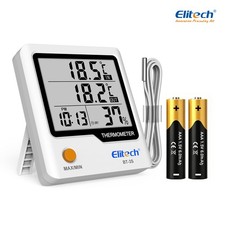 Elitech BT3 Indoor Thermometer Hygrometer Humidity Temperature Meter LCD Digital