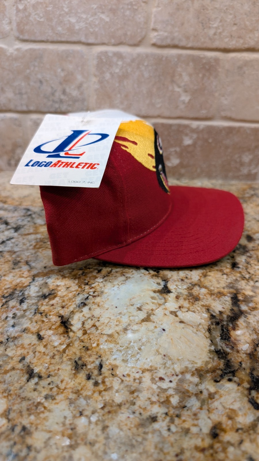 Vintage 90s Florida State Seminoles Logo Athletic Hat Big Spash Cap Snap NWT! image 5