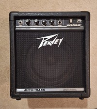 Peavey Microbajo Micro Bajo 20 vatios 1x8 Amplificador de Bajo Hecho en EE. UU. Lote 82-575