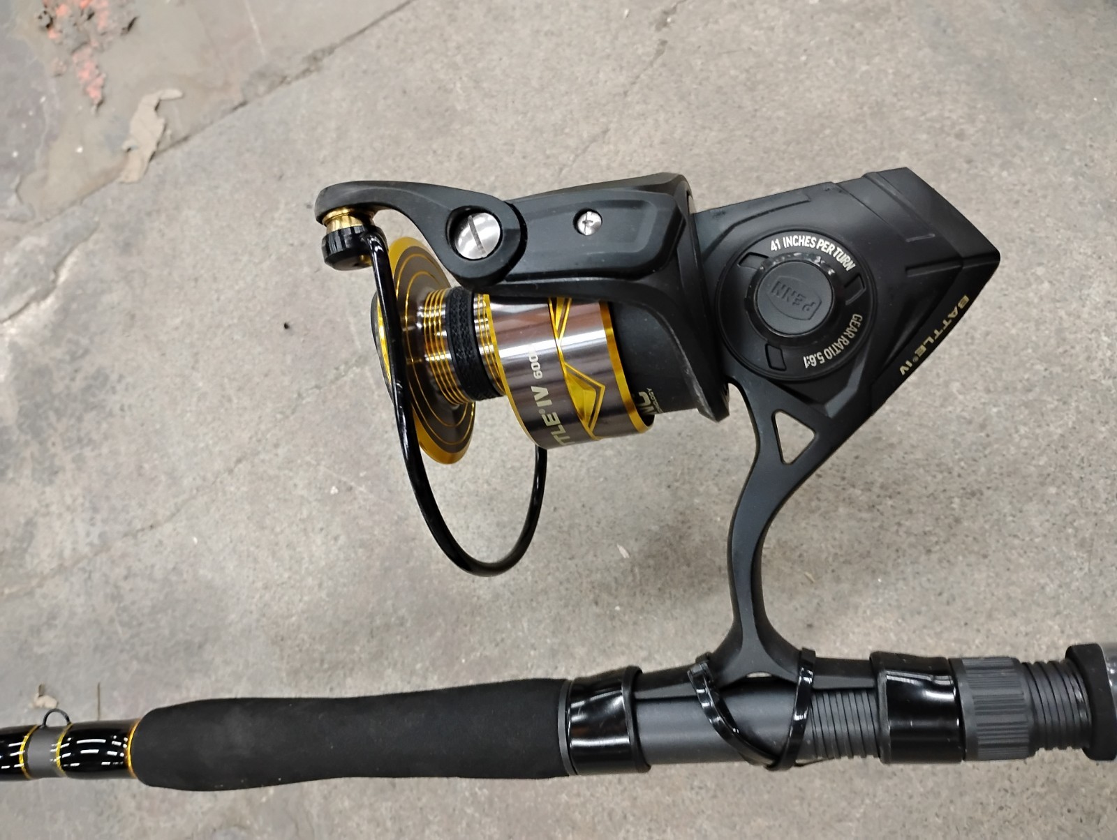 PENN Battle IV 6000 with 7FT 2Pc Med-Heavy Spinning Combo