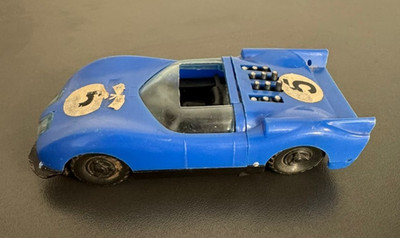 seltenes DDR Spielzeug Modellauto Chaparral MK III / 2 C Kunststoff DBGM Germany
