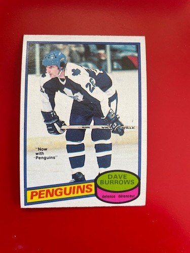 Dave Burrows #147 1980 O-Pee-Chee card