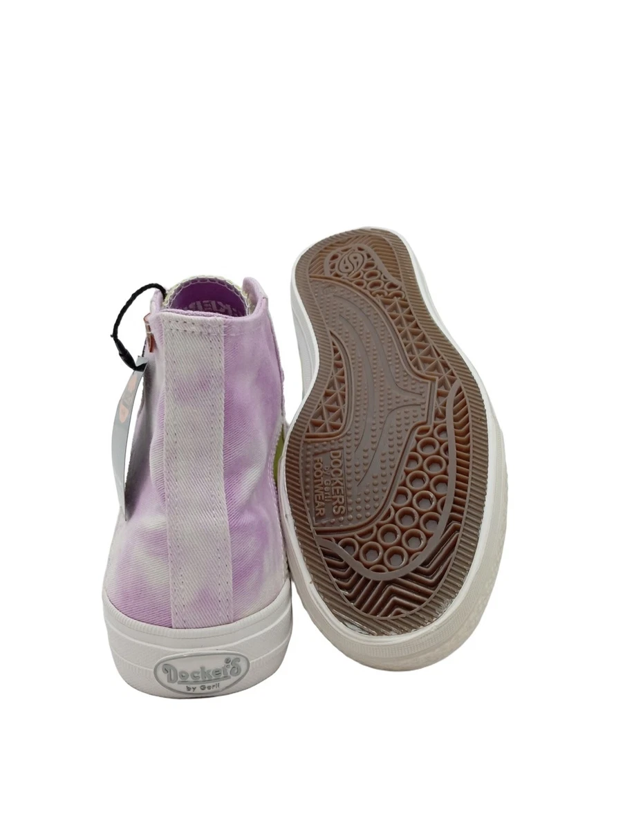 Dockers High-Top Sneaker Damen Gr. 38 Pink Weiß Casual Streetwear