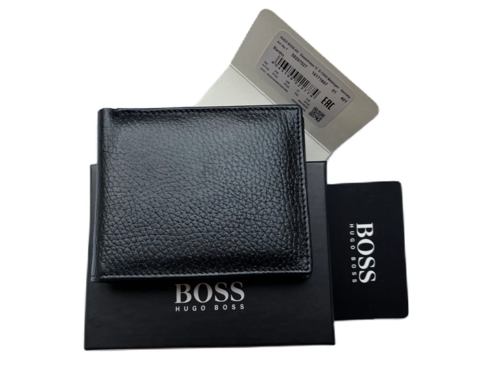 New Men's Hugo Boss Bardio Genuine Leather Wallet for Notes & Credit Card - Image 3 of 4